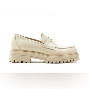 La Canadienne Reece Platform Penny Loafer Size 40